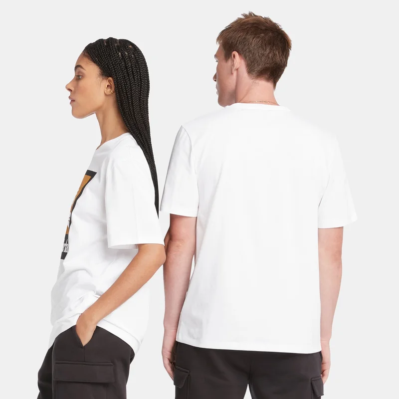 Timberland Men's Square Stack Logo T-Shirt